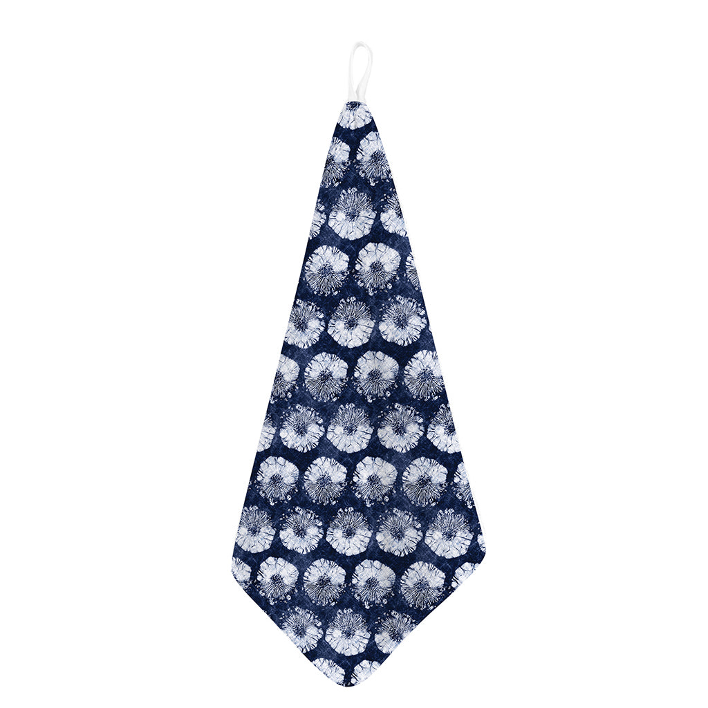 Shibori Motif Pattern Print Hand Towel