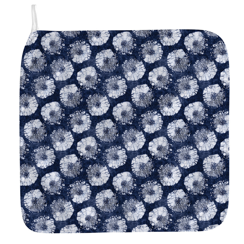 Shibori Motif Pattern Print Hand Towel