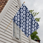 Shibori Motif Pattern Print House Flag
