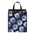 Shibori Motif Pattern Print Insulated Lunch Tote