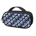 Shibori Motif Pattern Print Portable Cooler Travel Case