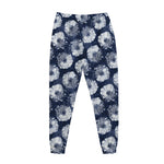 Shibori Motif Pattern Print Jogger Pants