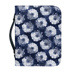 Shibori Motif Pattern Print Leather Bible Cover