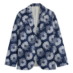 Shibori Motif Pattern Print Men's Blazer