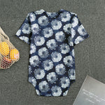 Shibori Motif Pattern Print Men's Bodysuit