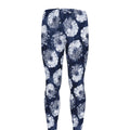 Shibori Motif Pattern Print Men's Leggings