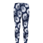 Shibori Motif Pattern Print Men's leggings