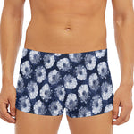Shibori Motif Pattern Print Men's Short Boxer Briefs