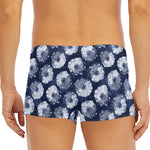 Shibori Motif Pattern Print Men's Short Boxer Briefs