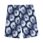 Shibori Motif Pattern Print Men's Sports Shorts