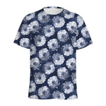 Shibori Motif Pattern Print Men's Sports T-Shirt