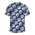 Shibori Motif Pattern Print Men's Sports T-Shirt