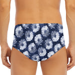 Shibori Motif Pattern Print Men's Triangle Swim Briefs