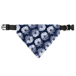 Shibori Motif Pattern Print Over The Collar Dog Bandana