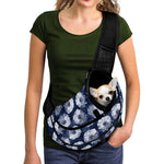 Shibori Motif Pattern Print Pet Sling Carrier