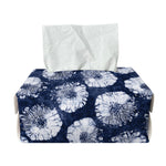 Shibori Motif Pattern Print Rectangle Tissue Box Cover