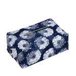 Shibori Motif Pattern Print Rectangle Tissue Box Cover