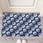 Shibori Motif Pattern Print Rubber Doormat
