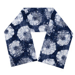 Shibori Motif Pattern Print Scarf