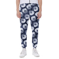 Shibori Motif Pattern Print Joggers