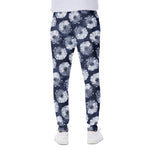 Shibori Motif Pattern Print Scuba Joggers