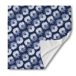 Shibori Motif Pattern Print Silk Bandana