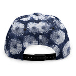 Shibori Motif Pattern Print Snapback Cap