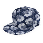 Shibori Motif Pattern Print Snapback Cap
