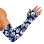 Shibori Motif Pattern Print Sun Protection Arm Sleeves