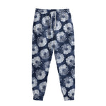 Shibori Motif Pattern Print Sweatpants