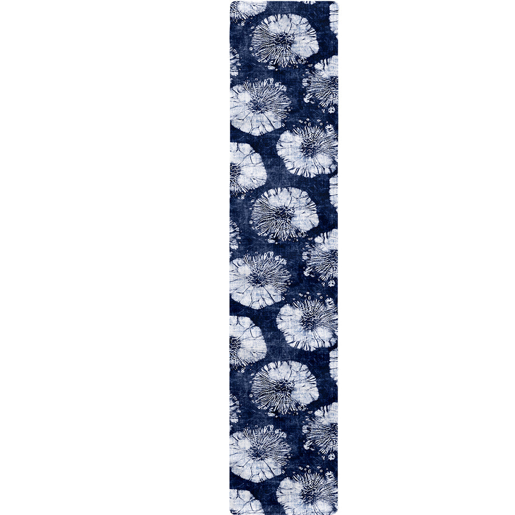 Shibori Motif Pattern Print Table Runner