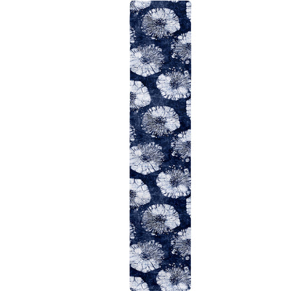 Shibori Motif Pattern Print Table Runner