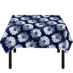 Shibori Motif Pattern Print Tablecloth