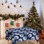 Shibori Motif Pattern Print Tablecloth