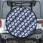 Shibori Motif Pattern Print Tire Cover