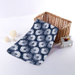 Shibori Motif Pattern Print Towel