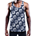 Shibori Motif Pattern Print Training Tank Top