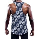 Shibori Motif Pattern Print Training Tank Top