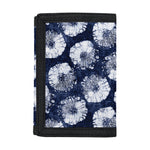 Shibori Motif Pattern Print Trifold Wallet