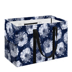 Shibori Motif Pattern Print Utility Tote Bag