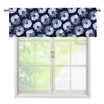 Shibori Motif Pattern Print Window Valance