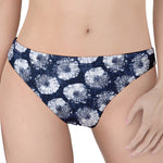 Shibori Motif Pattern Print Women's Thong