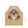 Shih Tzu Portrait Print Adjustable Apron