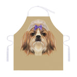 Shih Tzu Portrait Print Adjustable Apron