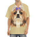 Shih Tzu Portrait Print Aloha Shirt