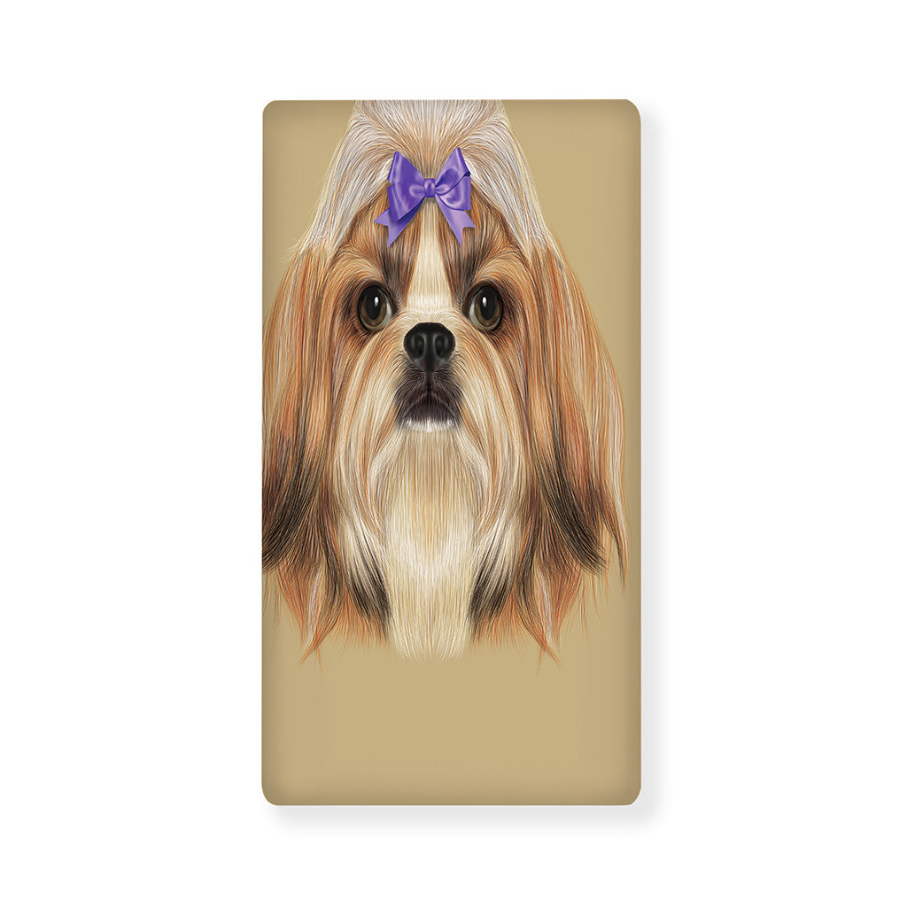 Shih Tzu Portrait Print Baby Crib Sheet