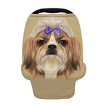 Shih Tzu Portrait Print Baby Seat Cover