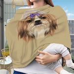 Shih Tzu Portrait Print Baby Seat Cover