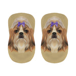 Shih Tzu Portrait Print Bar Stool Covers