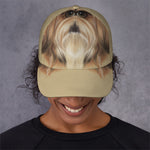 Shih Tzu Portrait Print Baseball Cap